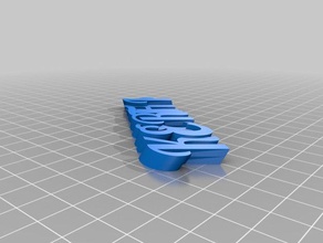 my customized iamburnystext keerthi organization 3d print model - Mito3D