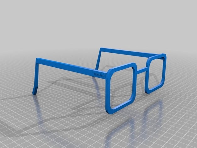 walker glasses customized 3D print model - Mito3D