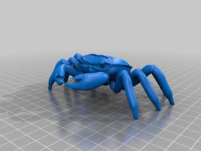 crab sd card holder 3d printer accessories animals 3d print model - Mito3D