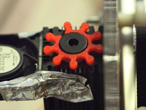 laser focus adjustment wheel machine tools cutter 3d print model - Mito3D