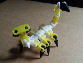 chainclip robocreatures parts construction toys kit robot 3d print model - Mito3D