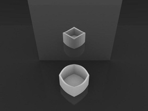 ambiguous square math art 3d print model - Mito3D