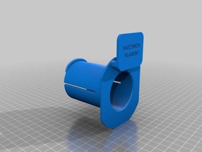 hatchbox filament newer 2016 spool holder flashforge creator pro 3d printer accessories 3d print model - Mito3D