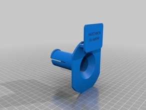 hatchbox filament narrow older spool holder creator pro 3d printer accessories flashforge 3d print model - Mito3D