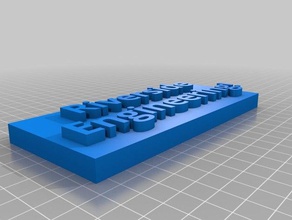 riverside sinais logotipos personalizado 3d print model - Mito3D
