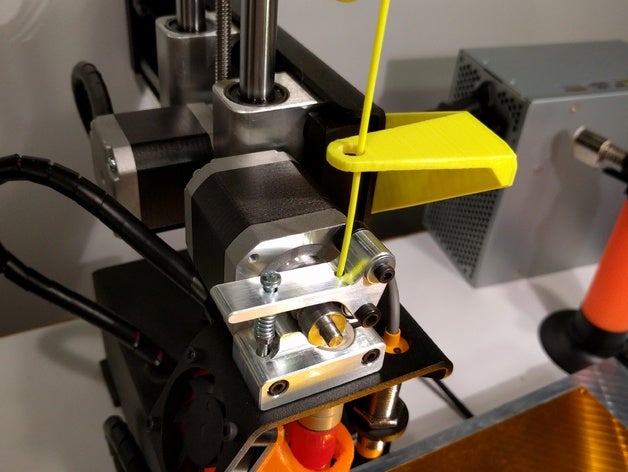 el filamento de la guía printrbot simple metal ligeramente modificado 3d impresora accesorios 3D print model - Mito3D