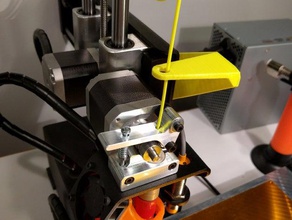 filamento guia printrbot simples de metal ligeiramente modificada 3d a impressora acessórios 3d print model - Mito3D