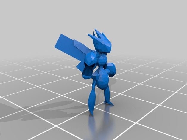 scizor2 3d impressão pokemon 3D print model - Mito3D