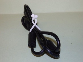 Kunststoff-Spitze lacet plastique gadgets Kabel Kabel-clip Kabel-Halter Kabel-management 3d print model - Mito3D