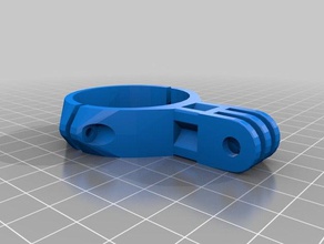 my customized gopro roll cage mount camera 3d print model - Mito3D