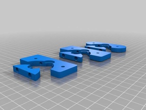 lama3d mount printer parts groovemount hotend 3d print model - Mito3D