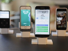 customizable universal charging dock mobile phone 3d print model - Mito3D