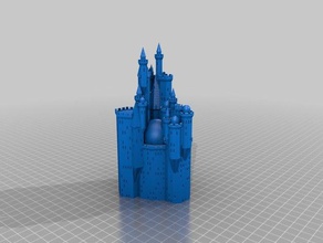 v1 özelleştirilmiş fantastik Ortaçağ kale jeneratör binalar yapılar 3d print model - Mito3D