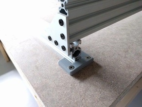 brackets t-slot profiles diy corner bracket mount tslot 3d print model - Mito3D