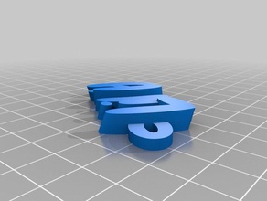 lilly keychains customized 3d print model - Mito3D