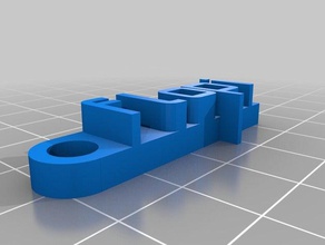 flora llavero organización personalizado 3d print model - Mito3D