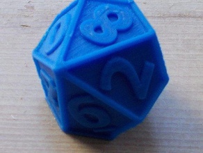 10 sided dice die 3d print model - Mito3D