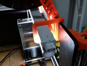 rear ramp led holder prusa i3 mk2 3d printer accessories 3d print model - Mito3D