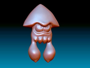 splatoon inkling di calamari sculture 3d print model - Mito3D