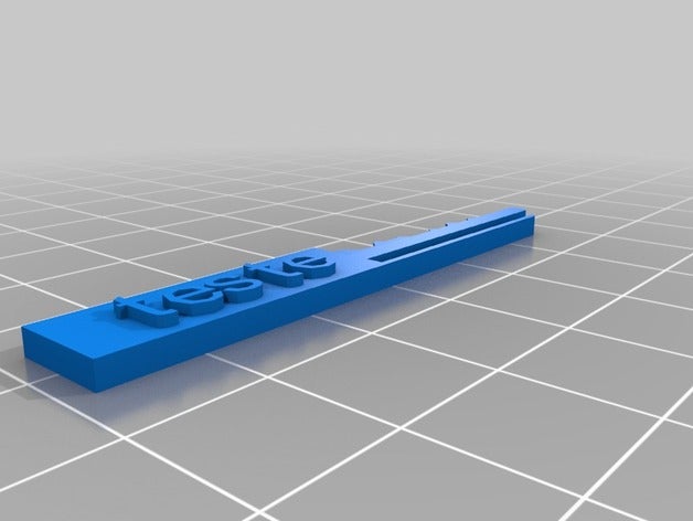 chave teste de los hogares suministros personalizado 3D print model - Mito3D