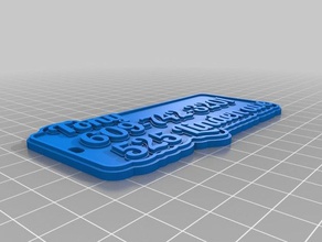 tony keychains customized 3d print model - Mito3D