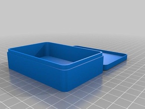 my customized yet another project box 60x90x12mm containers 3d print model - Mito3D