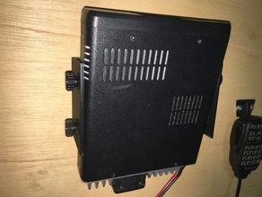 id-5100 de radio soporte montaje hobby la radioafición icom 3d print model - Mito3D