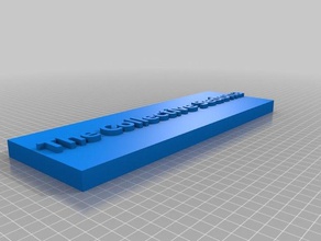 collective handout signs logos customized 3d print model - Mito3D