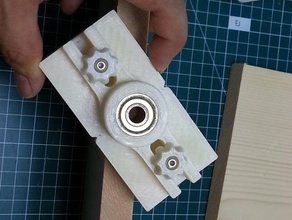 potable 8mm empernado jig diy dril el taladro de la herramienta carpintería madera 3d print model - Mito3D