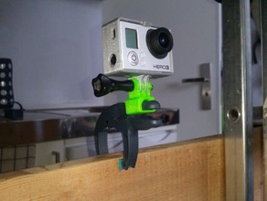 gopro morsetto fotocamera 3d print model - Mito3D