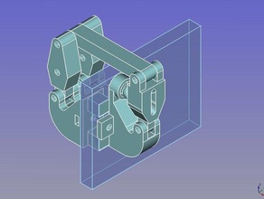 y-Achse Riemenspanner prusa i3 hesine 3d Drucker Teile verstellbarer Schraubenschlüssel 3d print model - Mito3D