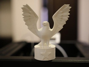4 luglio aquila statua sculture l'aquila calva il giorno dell'indipendenza 3d print model - Mito3D