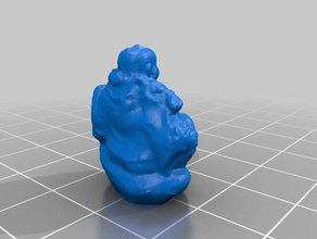 mini statua di buddha sculture 3d print model - Mito3D