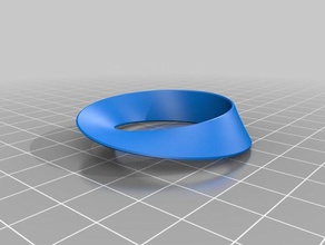 moebius 2 per la matematica art personalizzato 3d print model - Mito3D