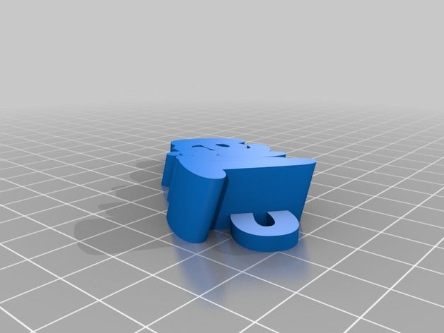 tristan de l'organisation personnalisé 3D print model - Mito3D