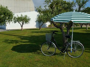 beach umbrella holder your bike sport outdoors accessory 3d print model - Mito3D