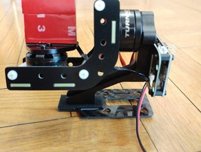 destek zm250 turnigy mobius 2 eksen gimbal elektronik fırçasız kamera tarot zmr250 3d print model - Mito3D