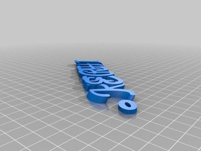 my customized iamburnystext keerthi no ring organization 3d print model - Mito3D