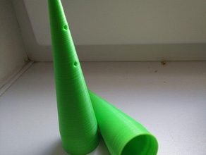 aqua spike outdoor garden bottle cap pet 3d print model - Mito3D