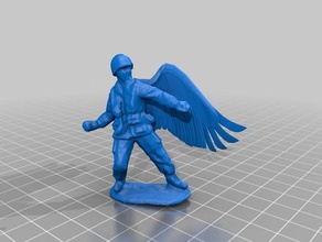 soldado 1 arte 3d print model - Mito3D
