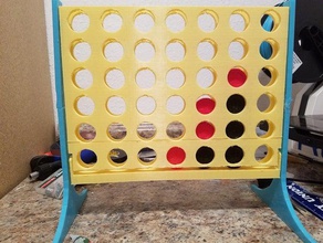 connect four board game 3d printing 3d print model - Mito3D