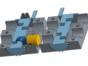 mecánica motor boxer vehículos escarabajo plano 4 karmann ghia panqueque de 3d print model - Mito3D