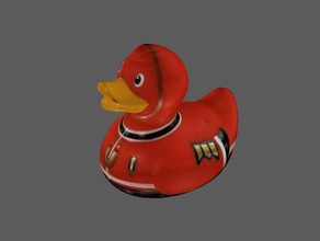 rubber ducky royal guard 3d scan scans replicas animal artec bathing meshmixer toy 3d print model - Mito3D