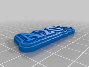 a203 code keychains customized 3d print model - Mito3D
