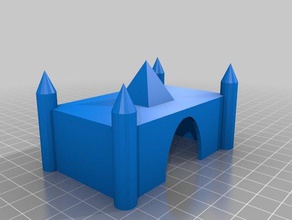 princess castle 3d printing 3d print model - Mito3D