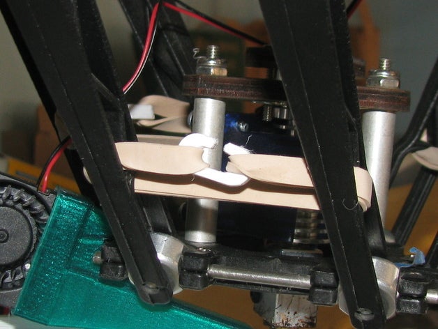 rubber band clip 3d printer parts 3D print model - Mito3D