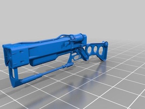 fallout 3 rifle laser 3d impressão 3d print model - Mito3D
