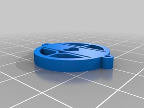 meine kundenspezifische Monogramm-Anhänger mehrere Schleifen Schmuck kundengebundene 3d print model - Mito3D