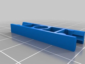 orange knex-Anschluss Bau Spielzeug 3d print model - Mito3D
