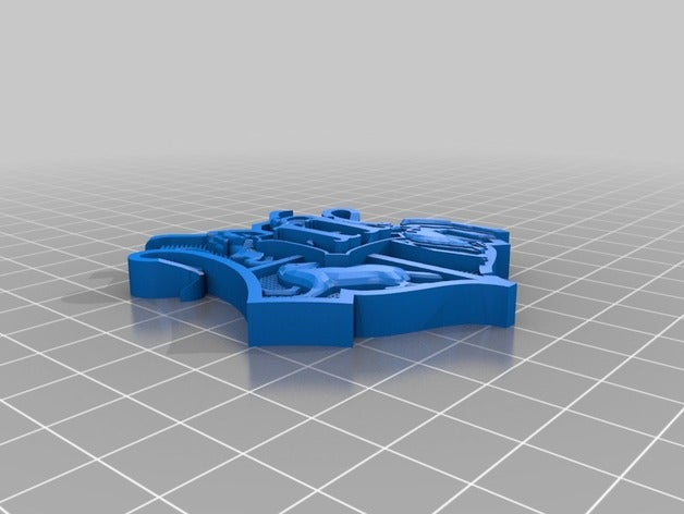 logo hogswarts harry potter 3d printing 3D print model - Mito3D
